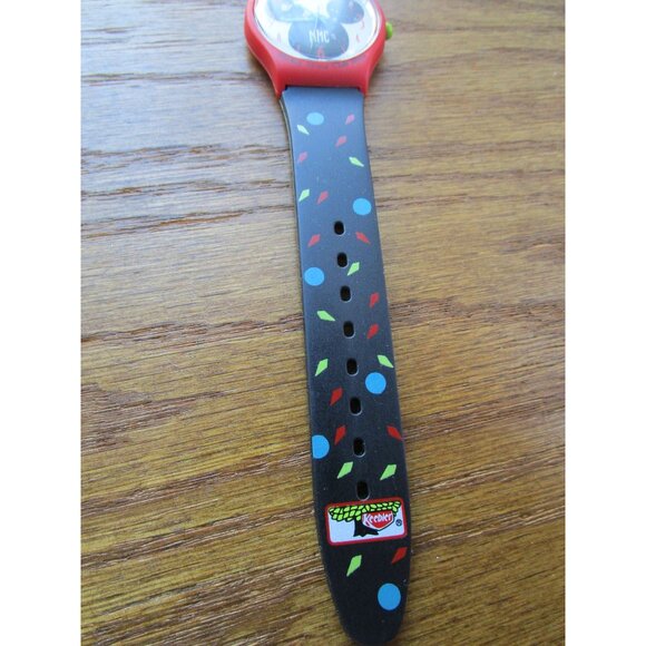 Vintage Disney Mickey Mouse Club Keebler Watch Unworn Vinyl Needs Battery - Picture 8 of 16